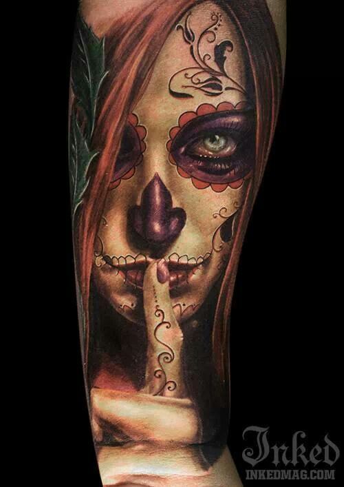 Sanat Muerte tattoo