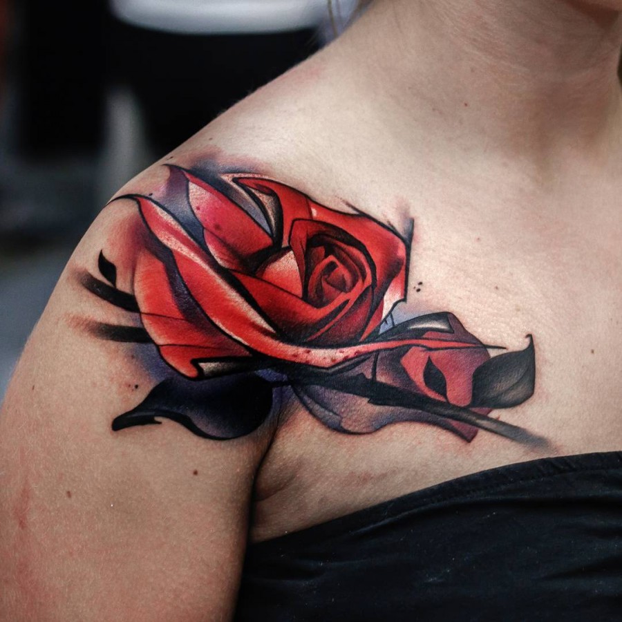 shoulder-red-rose-tattoo-by-uncl-paul-knows