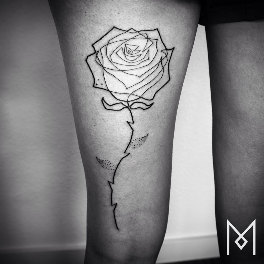 single-line-blackwork-rose-tattoo-by-mo-ganji