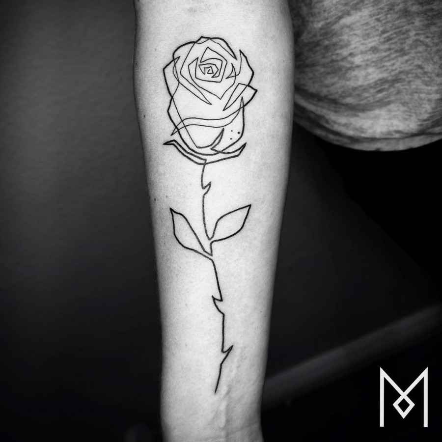 single-line-rose-tattoo-by-mo-ganji