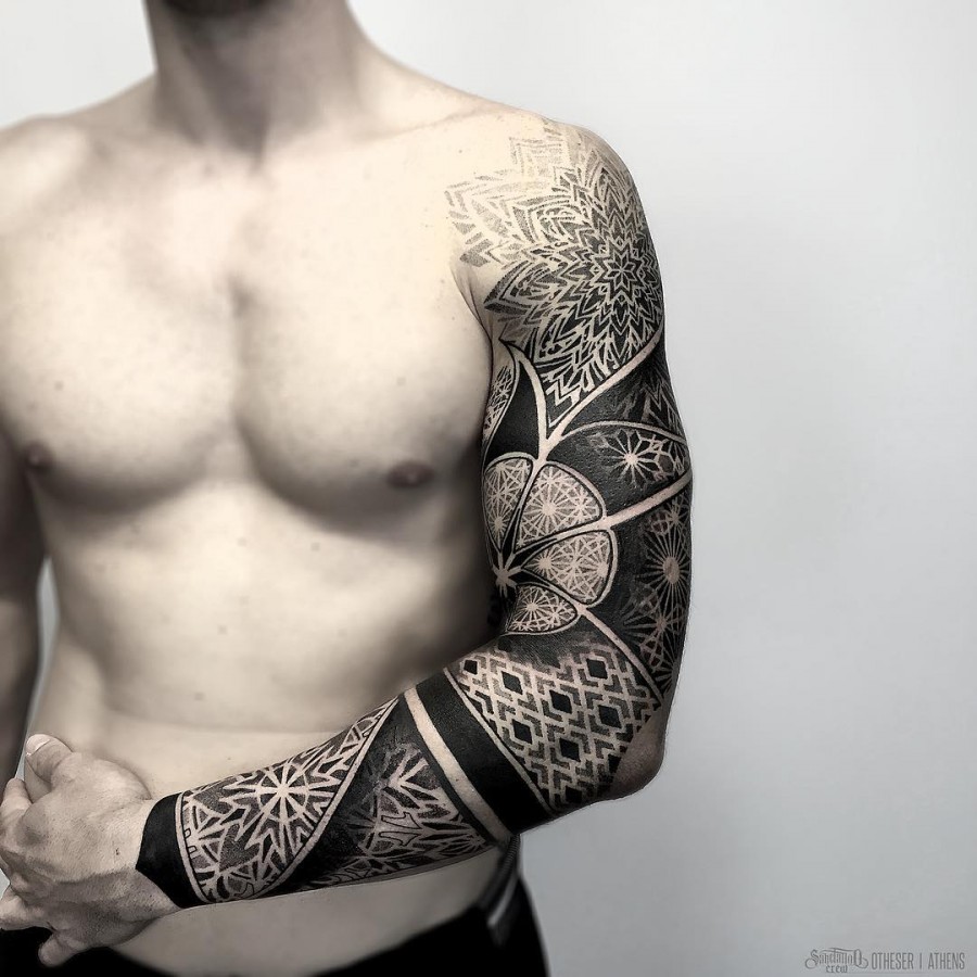 Mandala Sleeve Tattoos