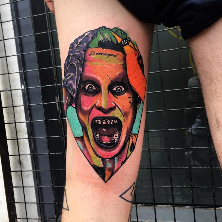 suicide squad tattoo by littleandytattoo