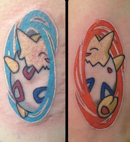 Togepi Pokemon tattoo