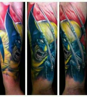 X-men angry wolverine tattoo