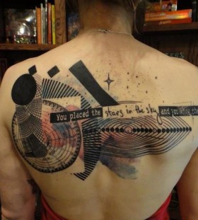 Xoil tattoo with quote