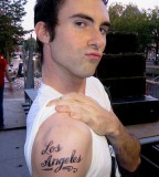 Adam Levine Los Angles Tattoo