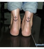 Anchor Tattoo Meaning Girls Tattoo Design on Foot
