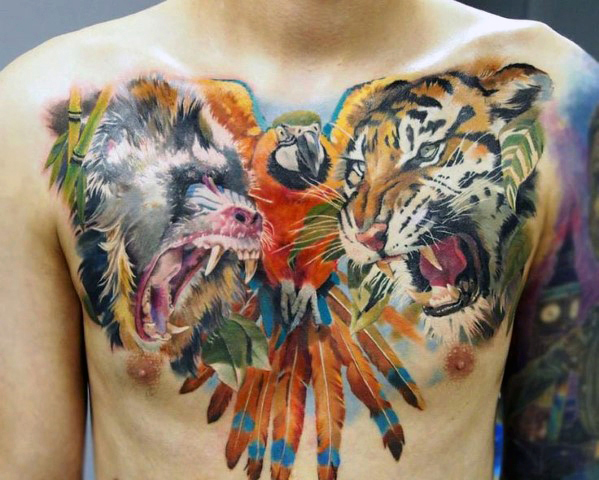 animal tattoos for men