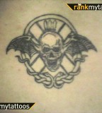 Avenged Sevenfold Thing Winged-Skull Tattoo Photo
