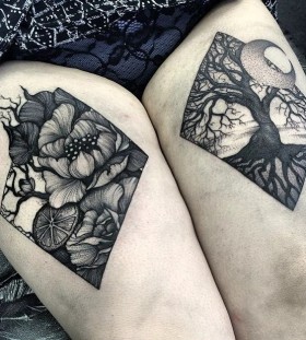 awesome leg tattoos for women