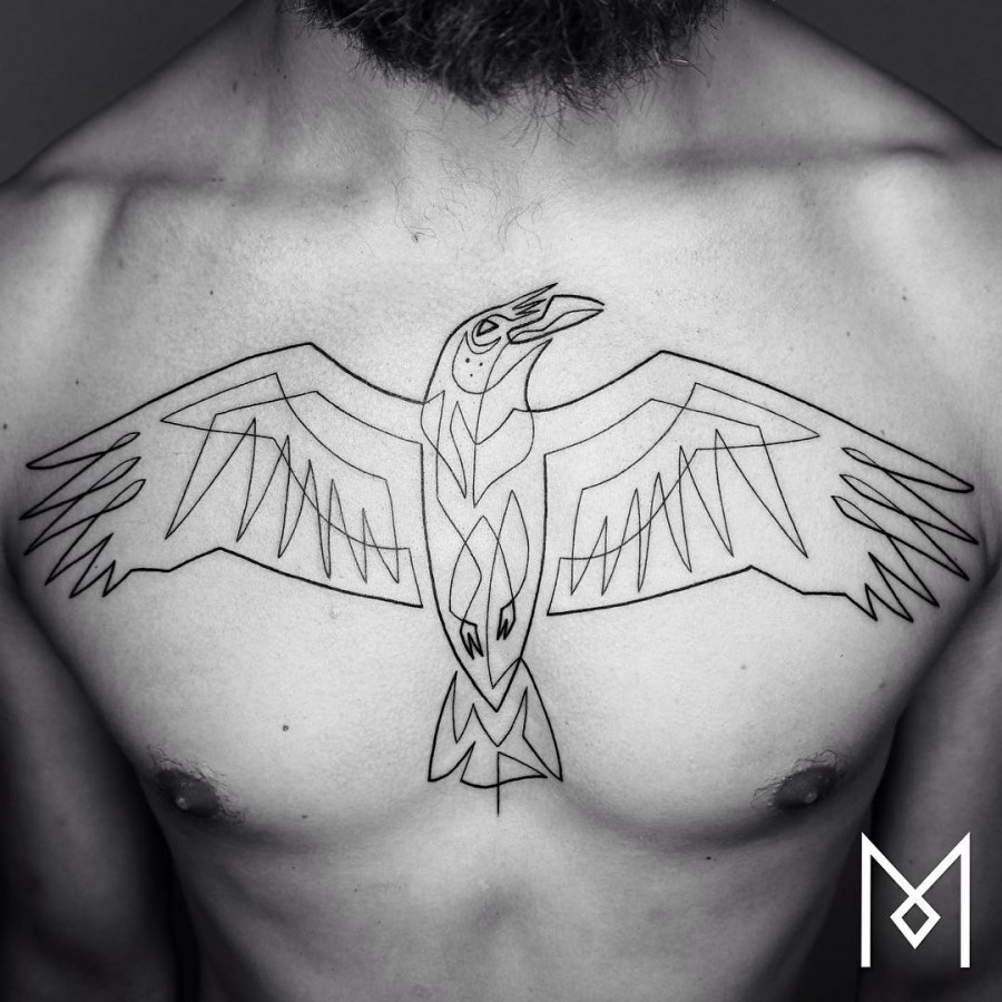 bird-chest-tattoo-by-mo-ganji