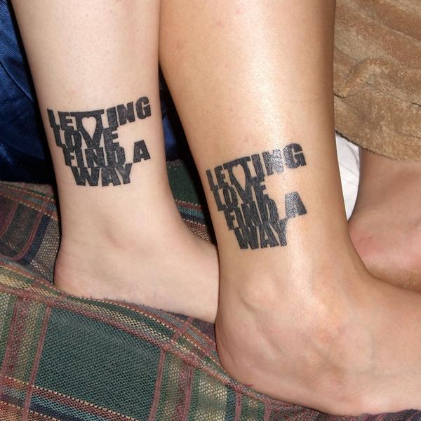 Boyfriend Girlfriend Relationship Matching Tattoos