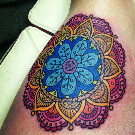 brilliant mandala tattoo