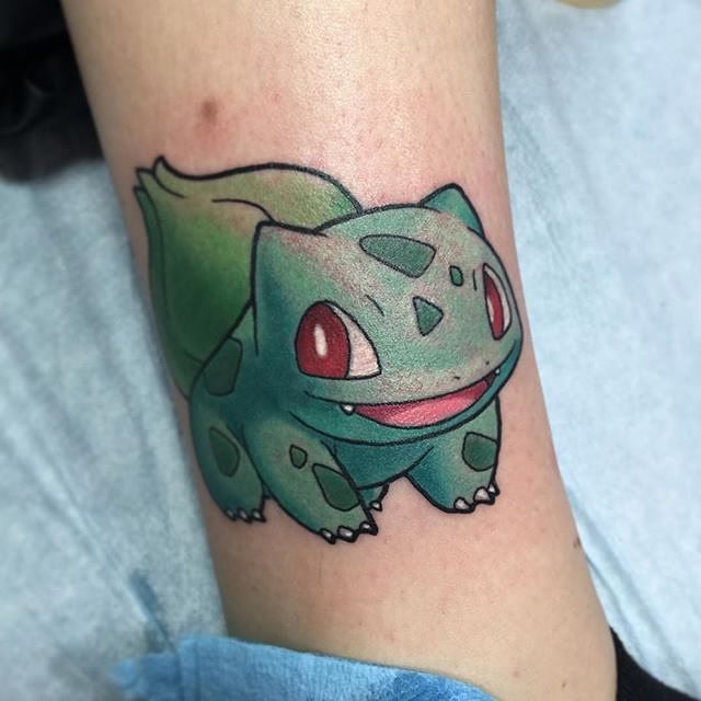 bulbassaur Pokemon tattoo