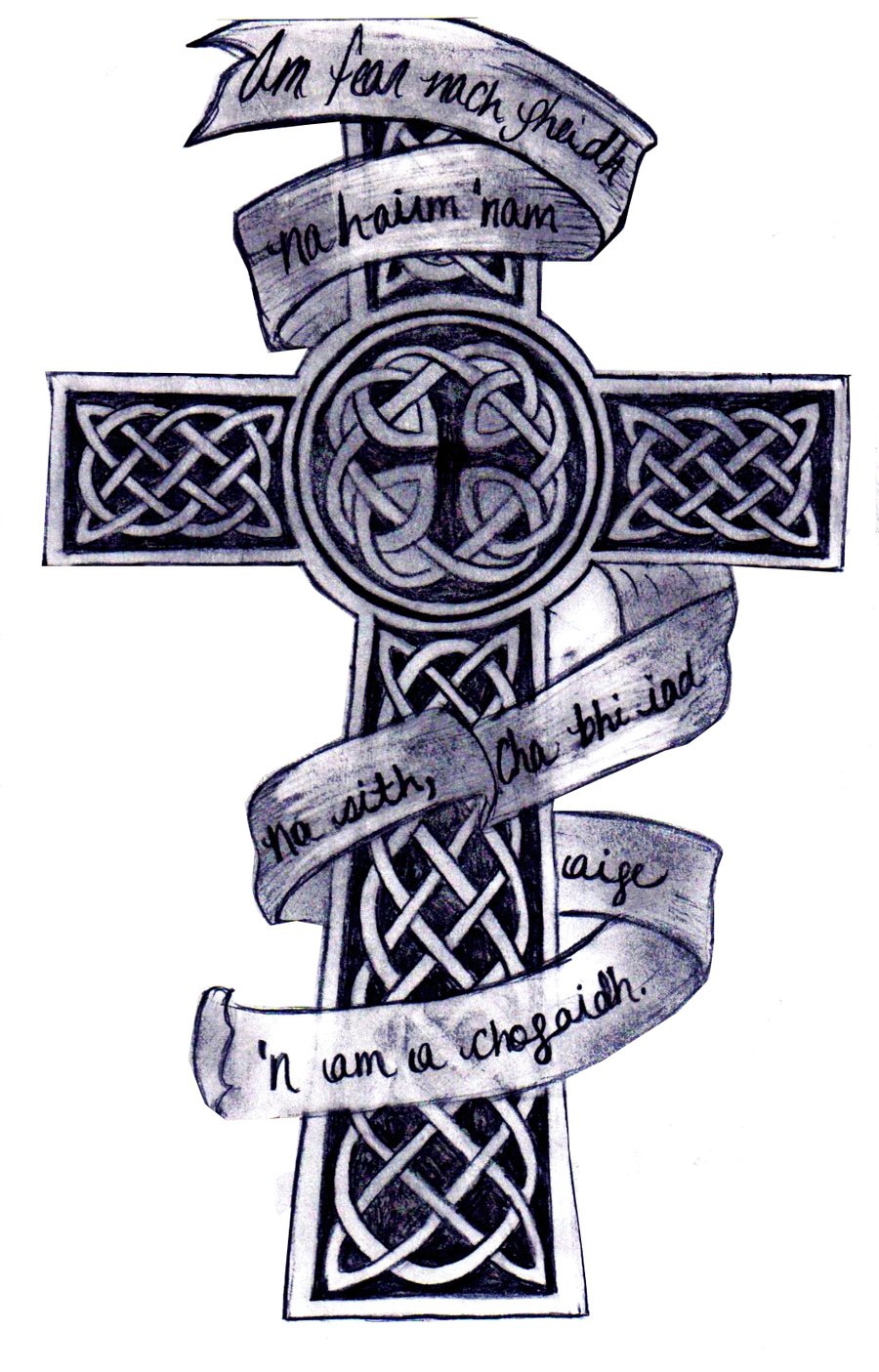 Celtic Cross Interfaces Tattoo Design 2011