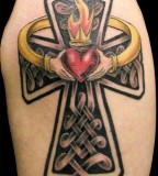 Heart Love Celtic Cross Tattoo Pictures