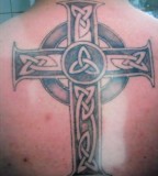 Great Celtic Cross Tattoo Designs On Back