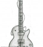 Great Guitar Tattoo Designs Ink Your Body Sketch