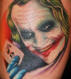 Awesome Joker-Face Tattoo for Men and Women - Unisex Tattoos
