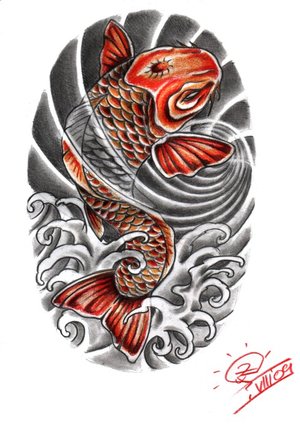 Koi Fish Tattoo Forearm