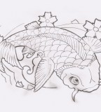 Koi Fish Tattoo Design Deviantart 