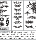 Tribal Graphics Vector Tattoo Designs