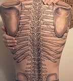 Body Bone Tattoo Design 