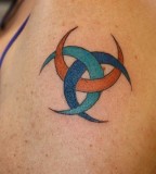 Celtic Triple Crescent Moon Tattoo