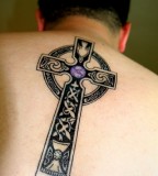 Cross Tattoos For Women Back