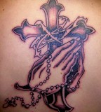 Inspiring Cross Tattoo for Women