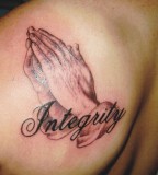 Praying Hands Tattoo Design