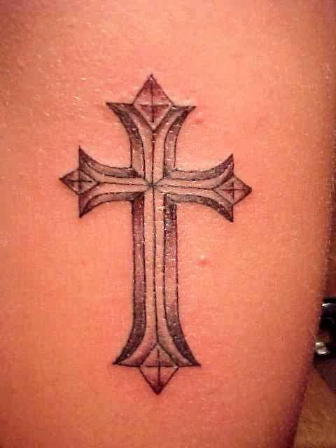 Christian Cross Tattoo Arm