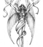 Fettered Angel Tattoo Designs
