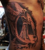 Black Angel Tattoo Designs Ideas