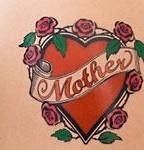 Love Flower Tattoo For Mother