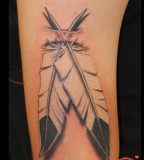 The Native American Eagle Feather Tattoo Design for Men
