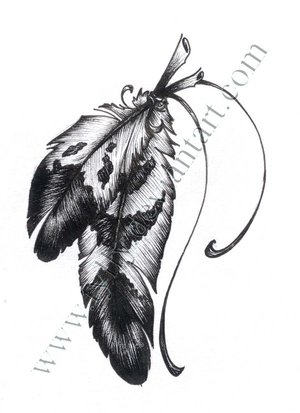 Great Drawing / Sketches of Eagle Feather – Feather Tattoo by Tylly