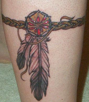 Girl Fashion with Eagle Feather Tattoo for Women