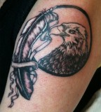 Eagles and Feathers Tattoo Design Works for Men