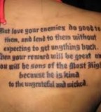 Bible Quote Phrase Tattoos Design Ideas for Women