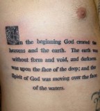 Scripture Tattoos On Ribs Famous Bible Verse