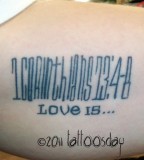 Bible Verse Tattoo from 