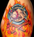 Courage Firefighter Tattoos Pictures And Images