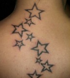 Star Simple Tattoos Designs Perfect Shooting