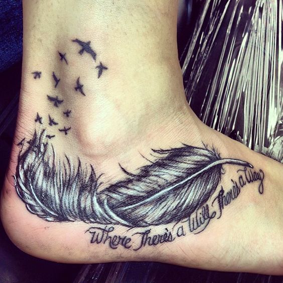 59 Sublime Feather Tattoos That Look Gorgeous - Page 4 of 6 - TattooMagz