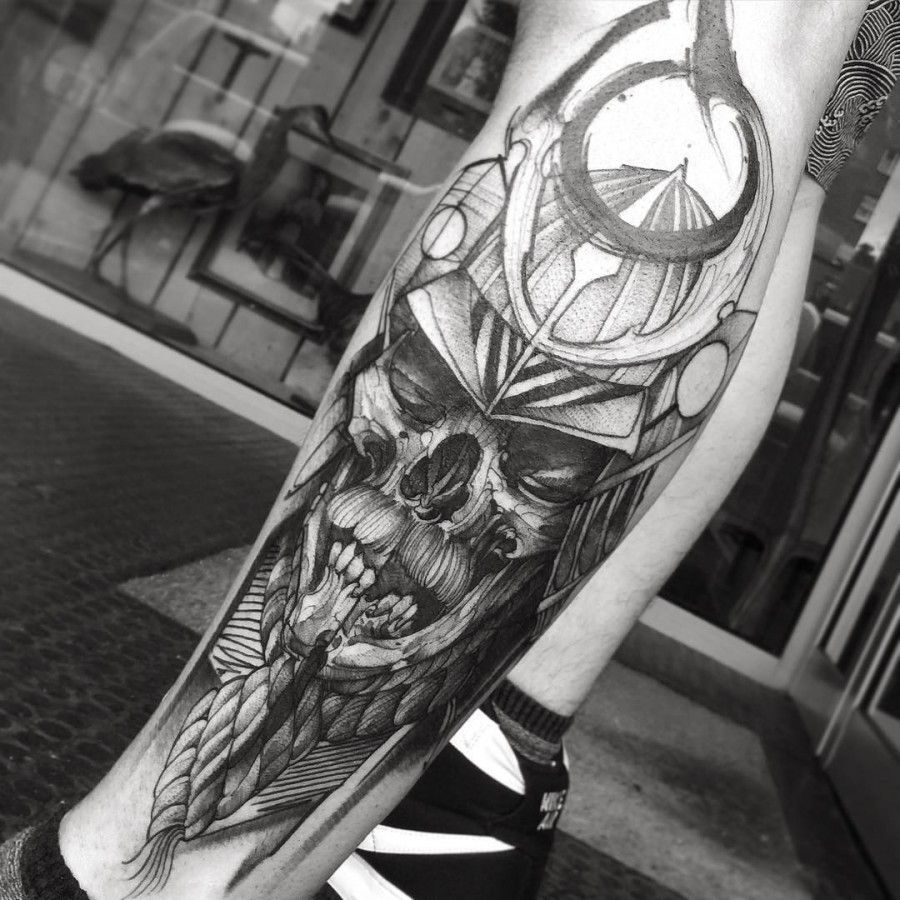 fredao_oliveira-kabuto-skull-tattoo