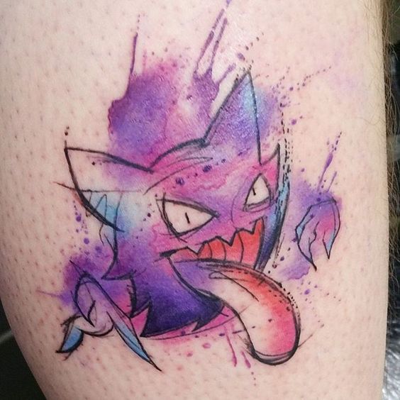 funny Haunter Pokemon tattoo