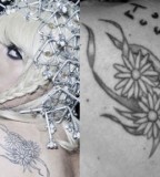 Lady Gagas Body Tattoos With Meanings