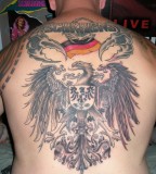 German Flag and Symbol Tattoo