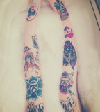 Amazing Girl's Legs Tattoo - Girls With Tattoo